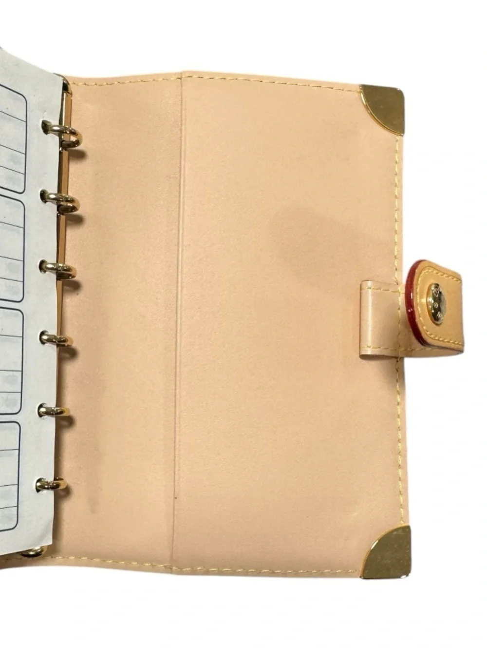 Louis Vuitton Murakami Multicolor White Leather Agenda PM w.Dust Bag & Stickers